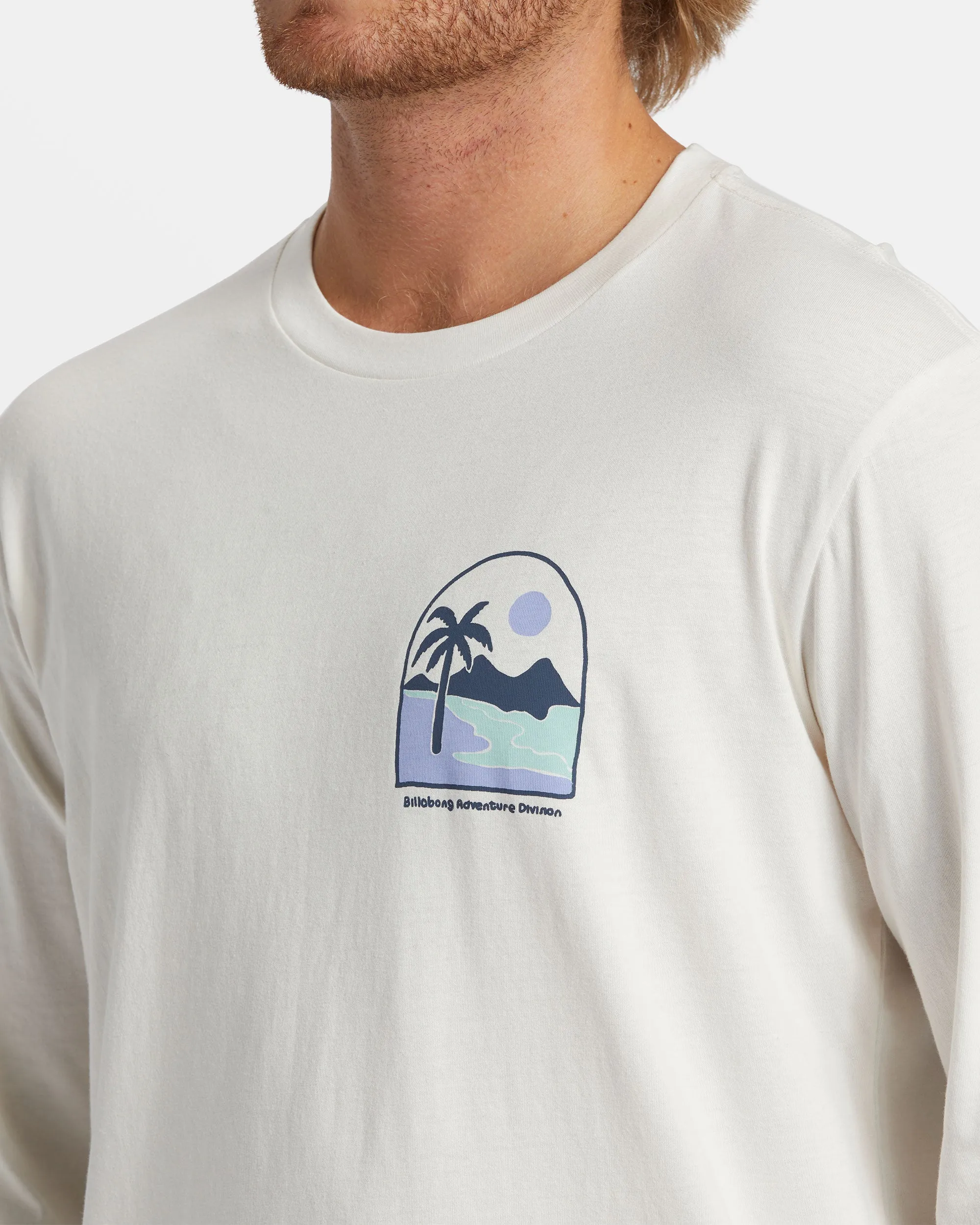 Sundown Long Sleeve T-shirt - Off White sold by Billabong product image thumbnail 4