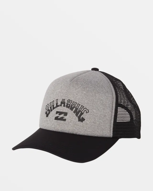 Podium Trucker Hat - Grey Heather made by Billabong