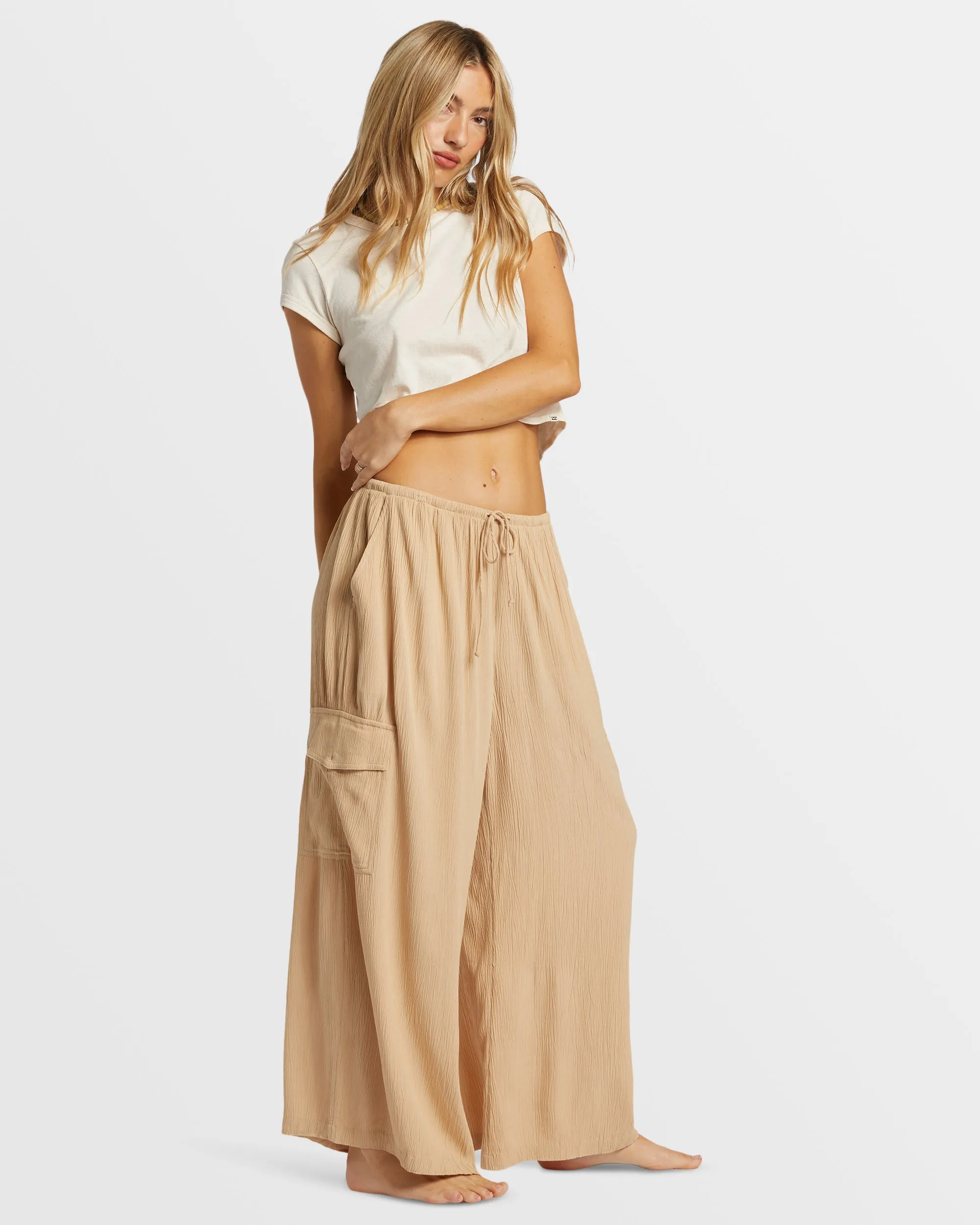 Beach Babe Beach Cargo Pants - Khaki sold by Billabong product image thumbnail 3