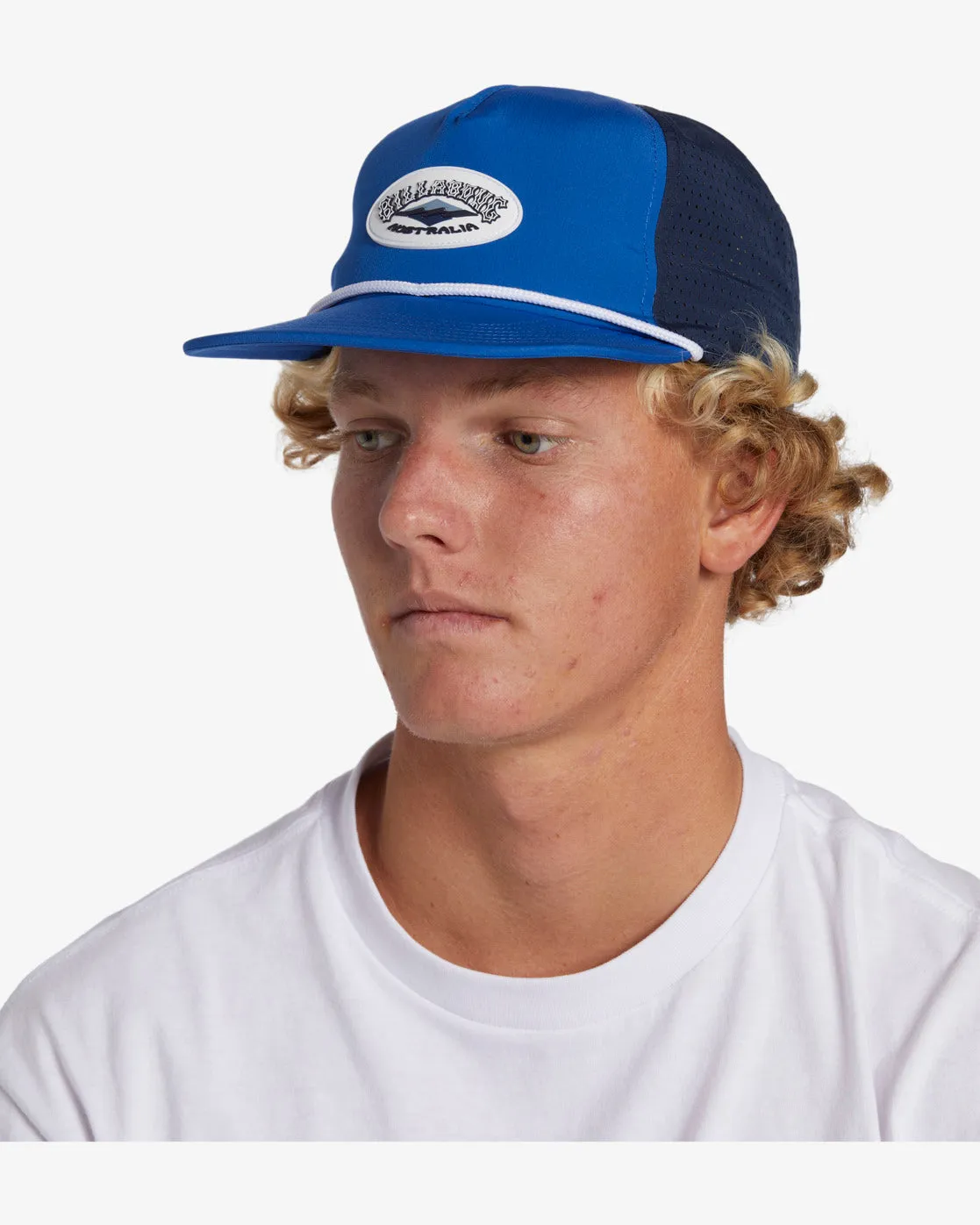Crest Trucker Hat - Summer Blue sold by Billabong