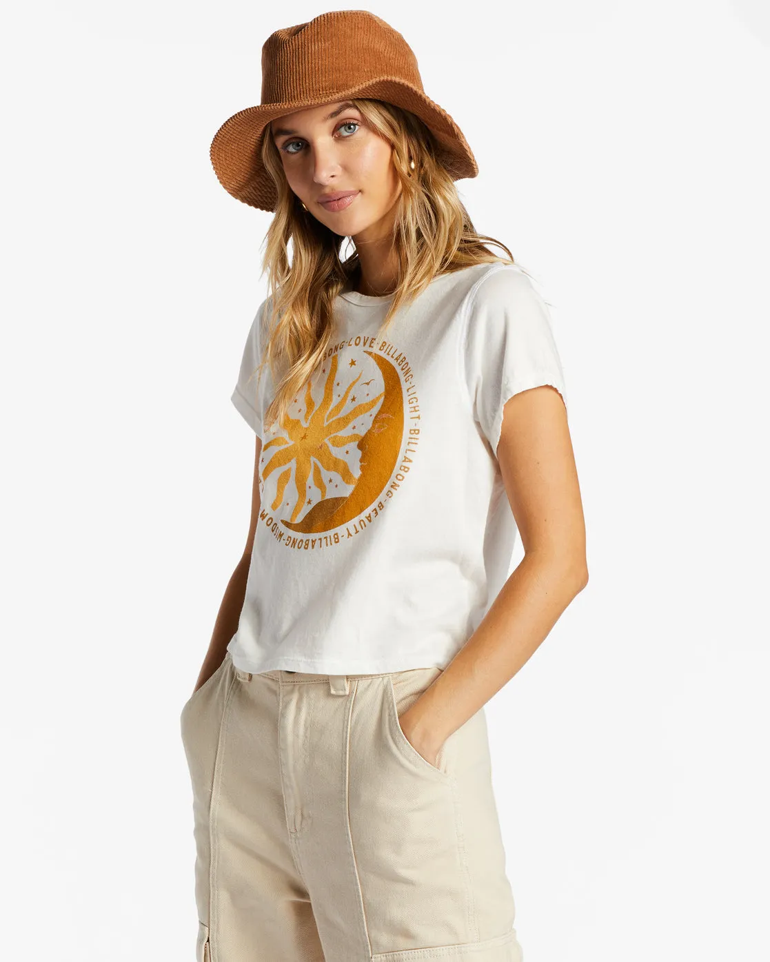 Love And Light Boxy Top - Salt Crystal sold by Billabong product image thumbnail 2