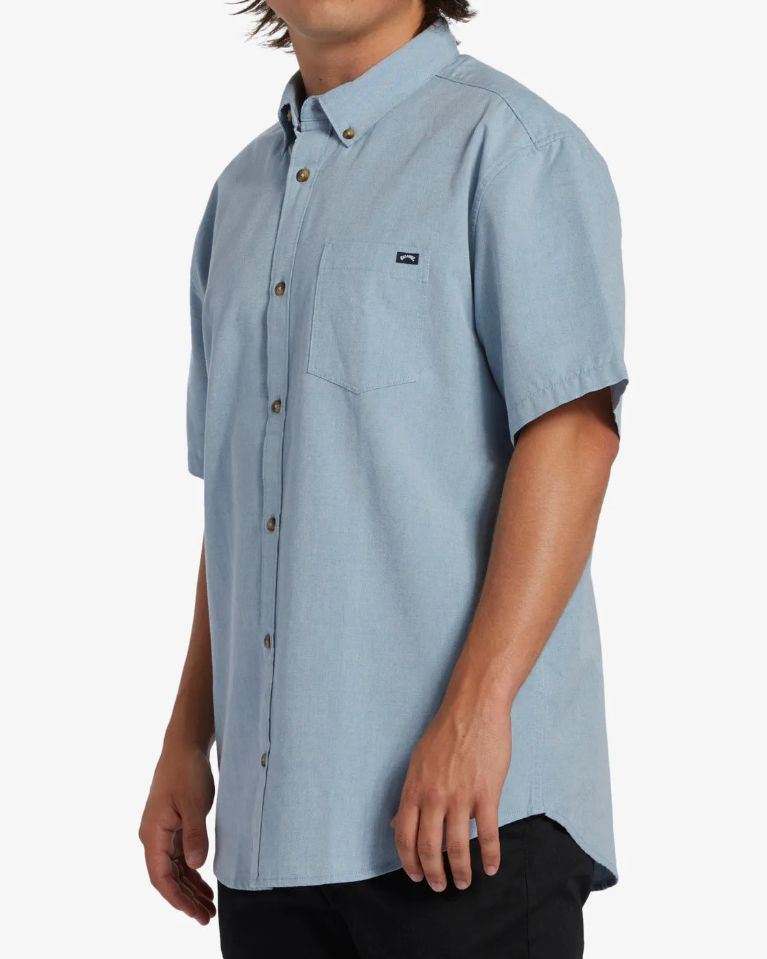 All Day Short Sleeve Shirt - Powder Blue sold by Billabong product image thumbnail 2