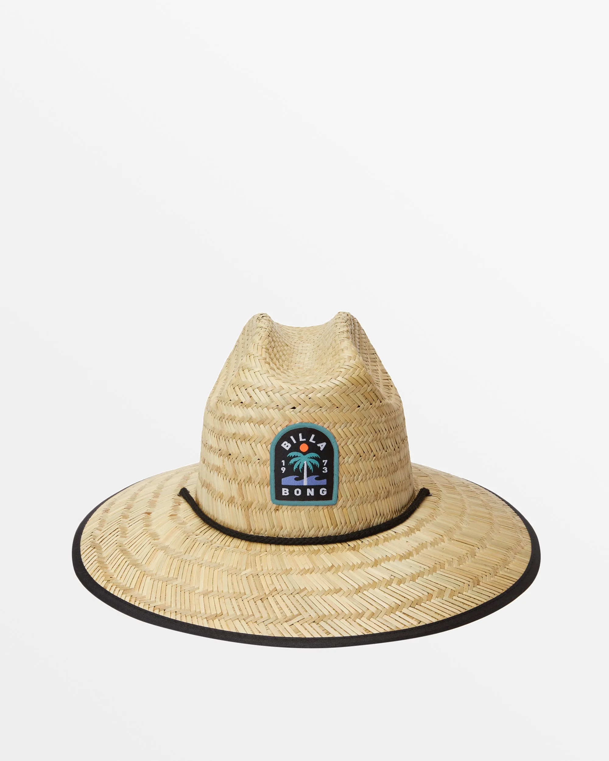 Tides Patch Lifeguard Straw Hat - Black sold by Billabong product image thumbnail 3
