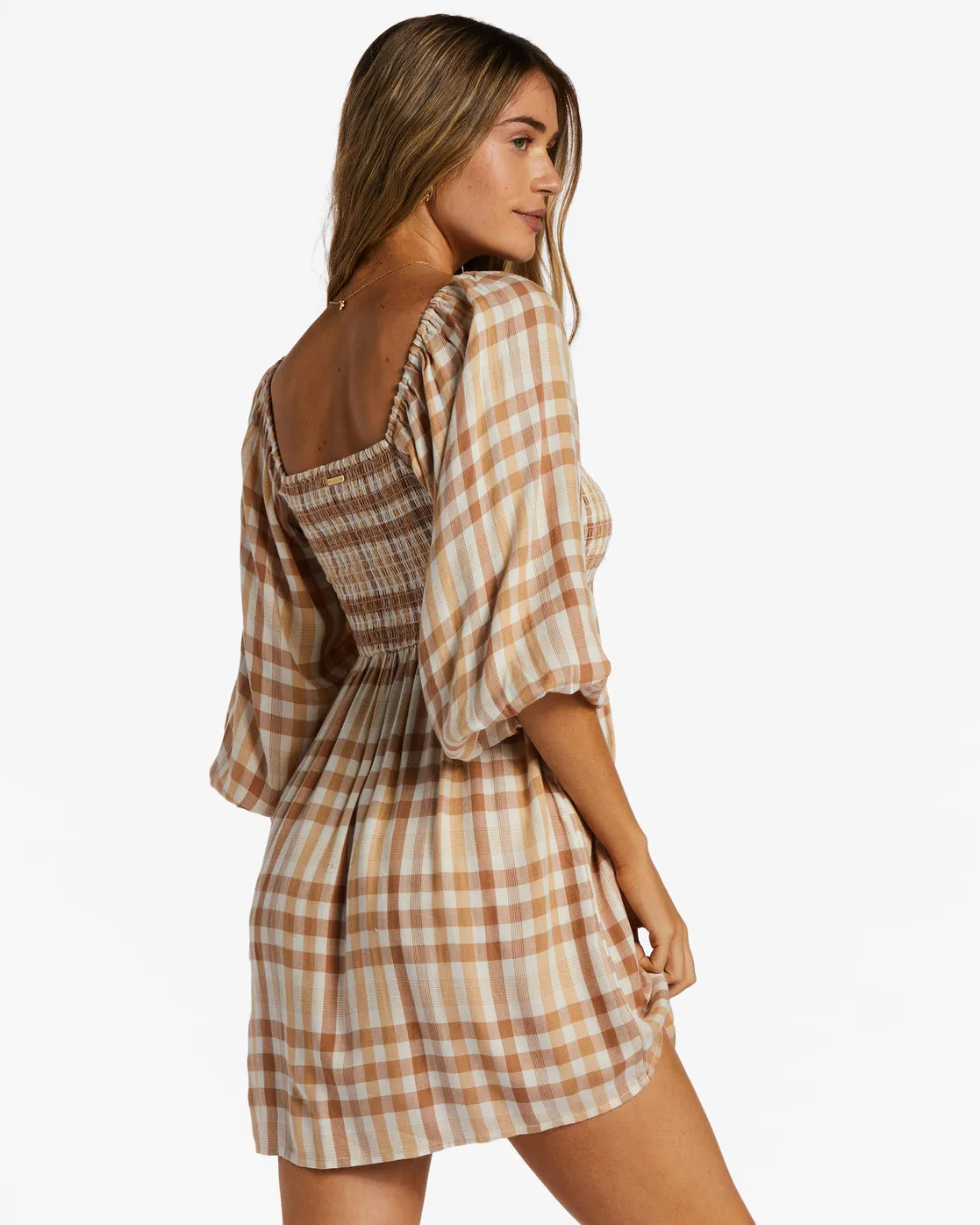 Paradise Days Mini Dress - Truffle sold by Billabong product image thumbnail 3