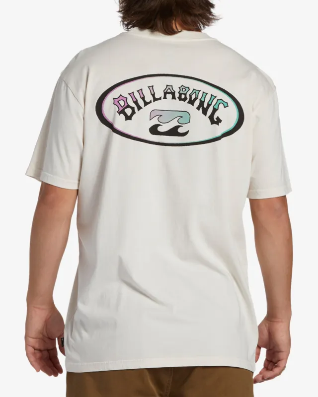 Crossboards Short Sleeve Wave Washed T-Shirt - Off White sold by Billabong