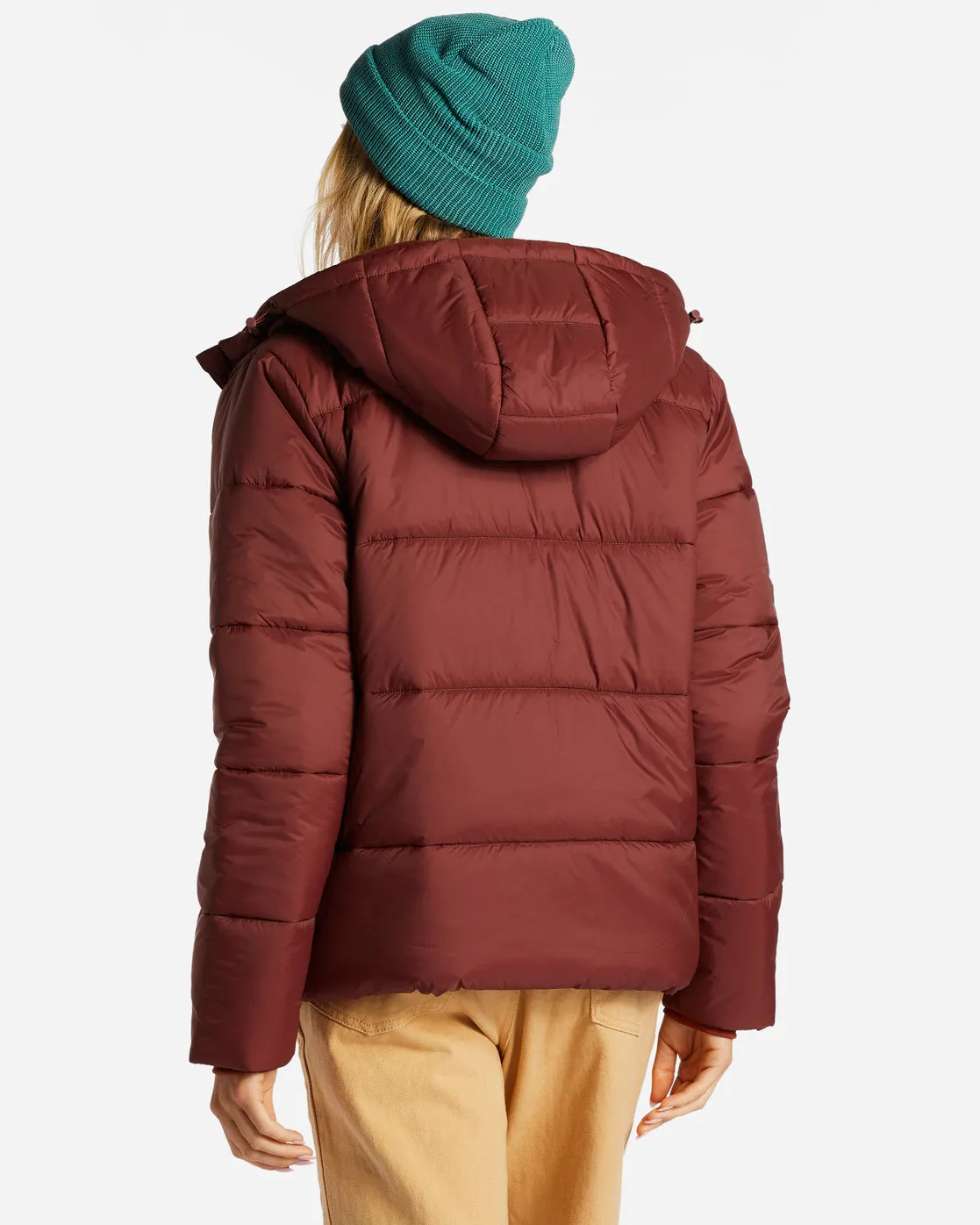 Transport Puffer Jacket - Rosewood sold by Billabong product image thumbnail 3