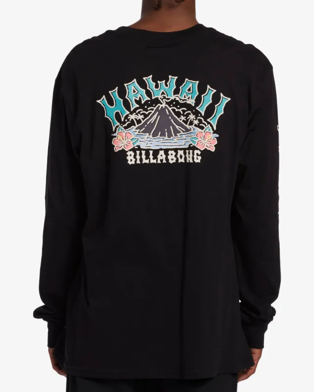Arch Hawaii Long Sleeve T-Shirt - Black sold by Billabong