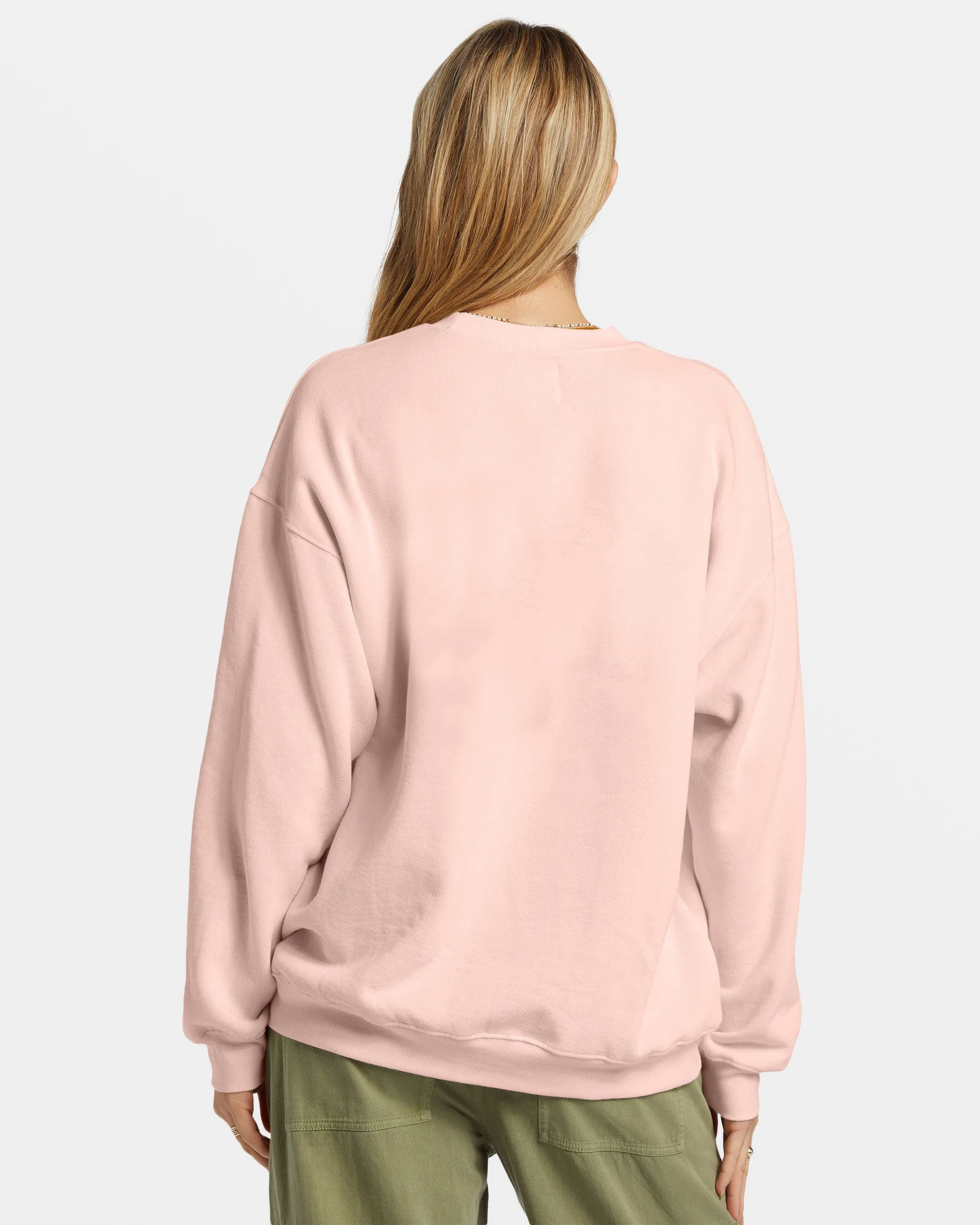 Ride In Oversized Crewneck Sweatshirt - Feelin Peachy sold by Billabong product image thumbnail 2
