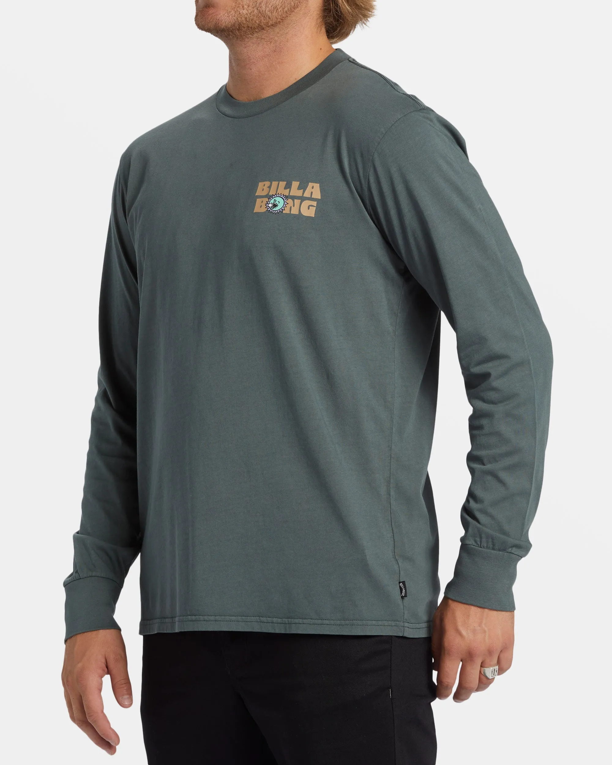 Relax Long Sleeve T-shirt - Slate Green sold by Billabong product image thumbnail 5