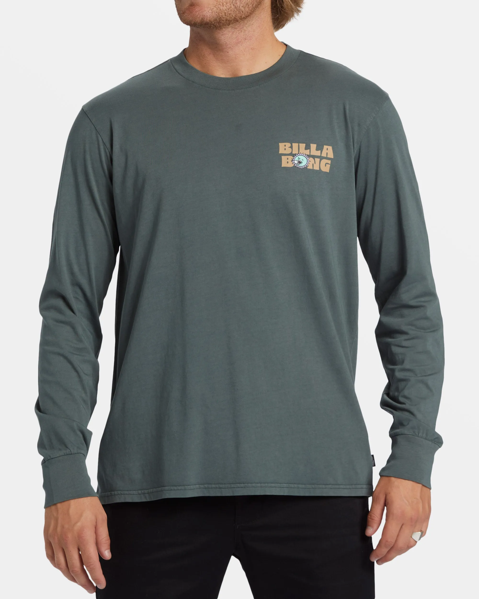 Relax Long Sleeve T-shirt - Slate Green sold by Billabong product image thumbnail 2