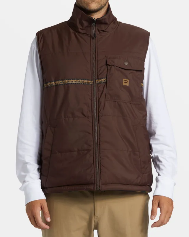 Trail Reversible Vest - Java sold by Billabong
