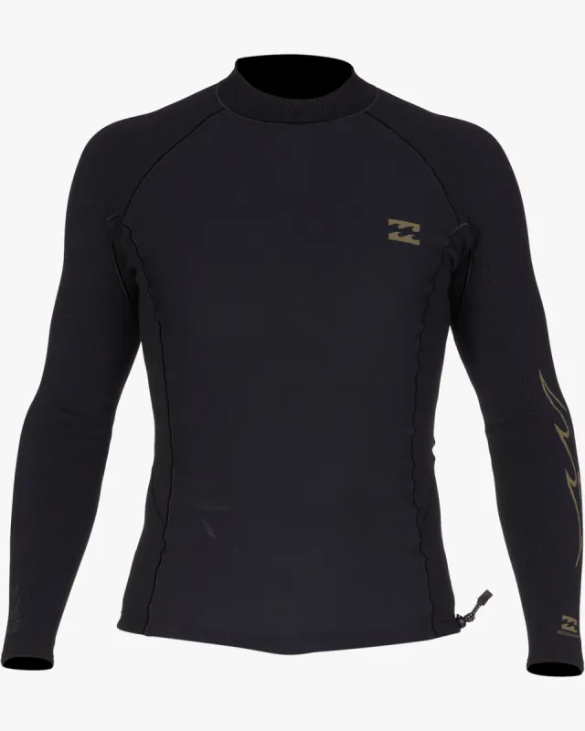 1mm Revolution Natural Wetsuit Jacket - Black sold by Billabong