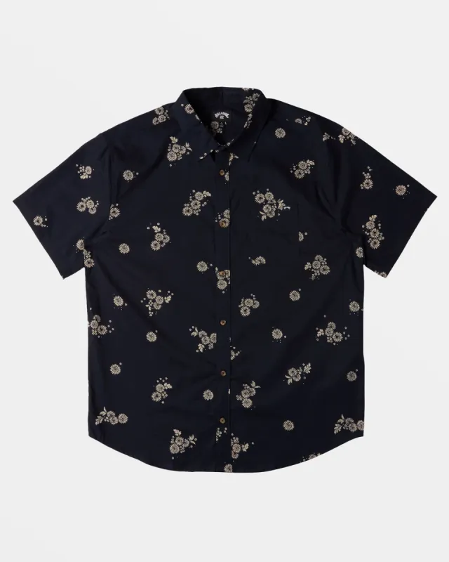 Boys Sundays Mini Short Sleeve Shirt - Midnight sold by Billabong