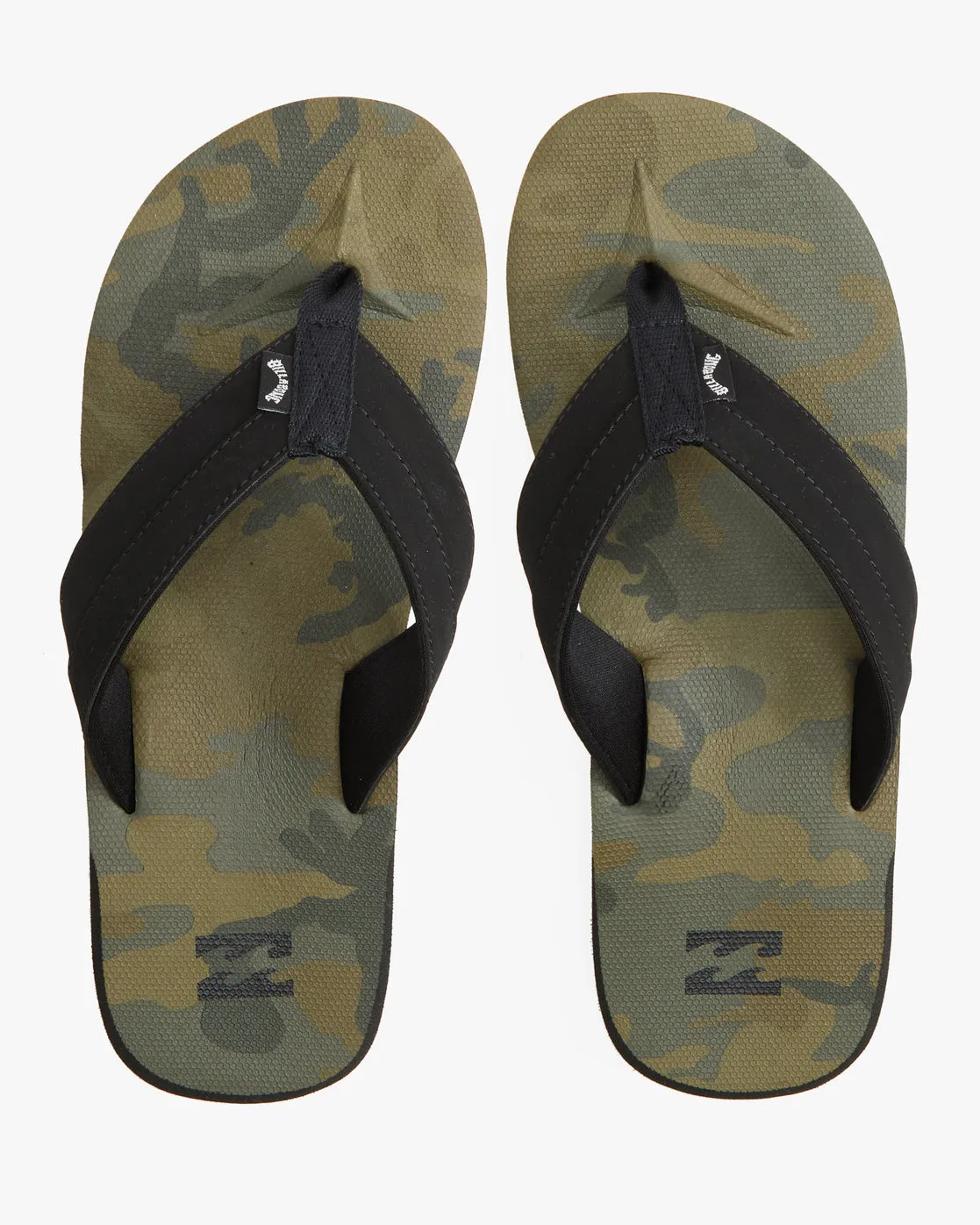 All Day Impact Print Slip-On Sandals - Military Camo sold by Billabong