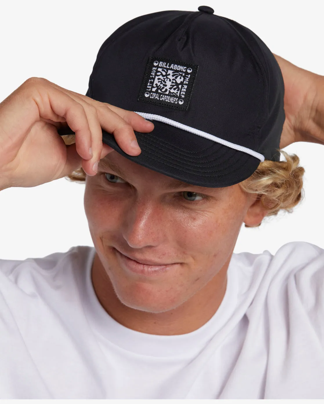 Coral Gardeners Horizon Reef Baseball Hat - Black sold by Billabong product image thumbnail 2