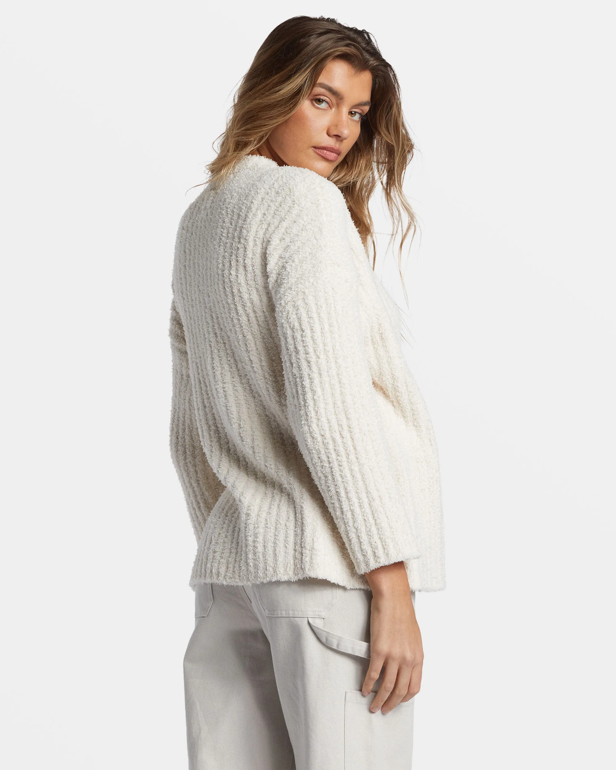 Soft Sand Wrap Cardigan - White Cap sold by Billabong product image thumbnail 3