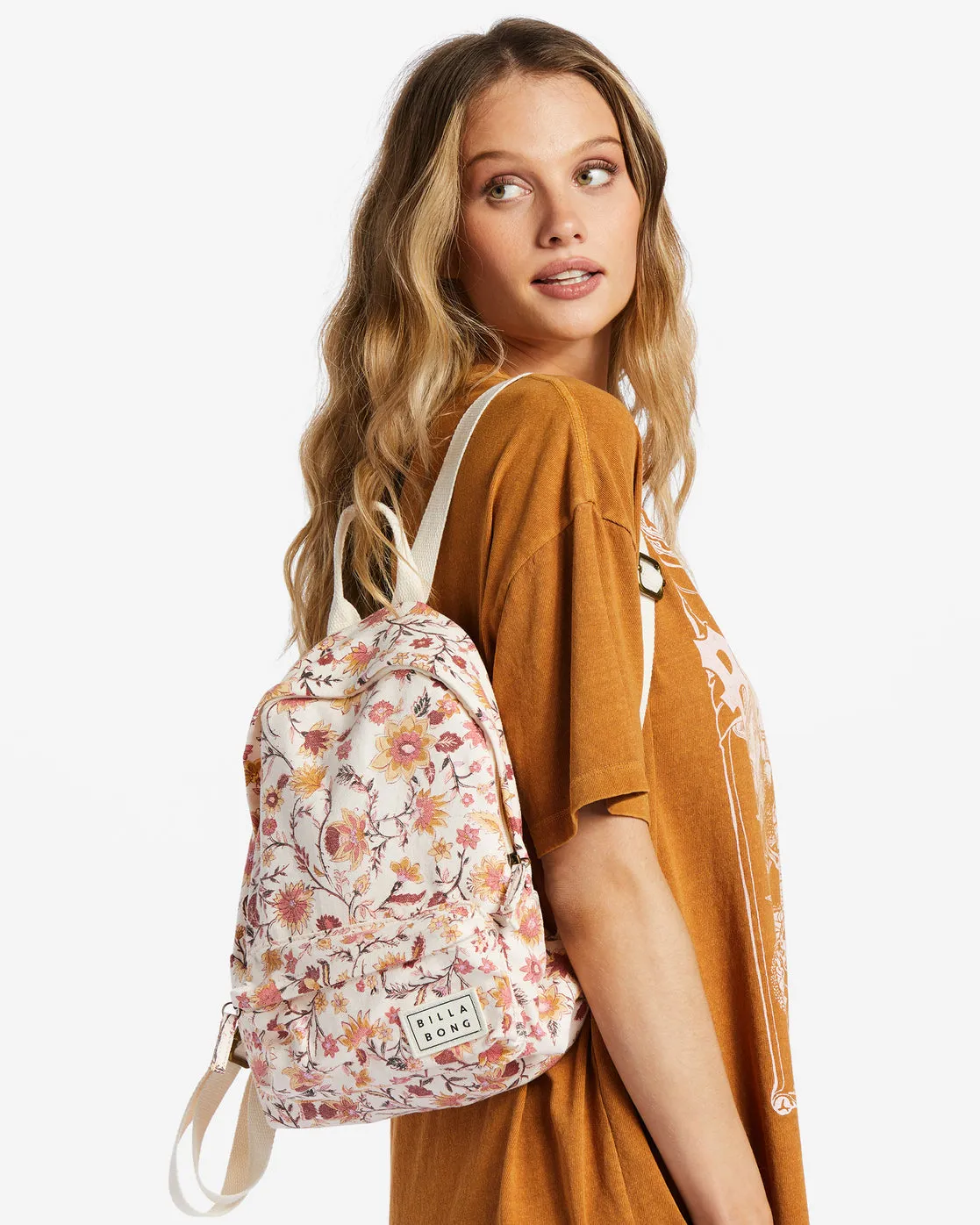 Mini Mama Canvas Backpack - White Cap 1 sold by Billabong product image thumbnail 2