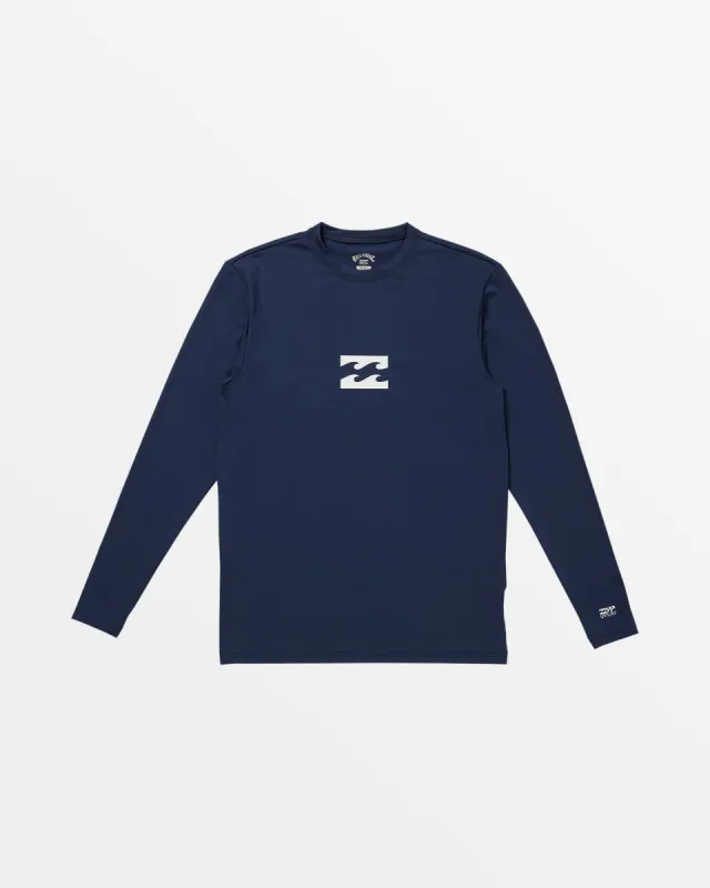 Classic Wave UPF 50 Long Sleeve Surf Tee - Navy sold by Billabong
