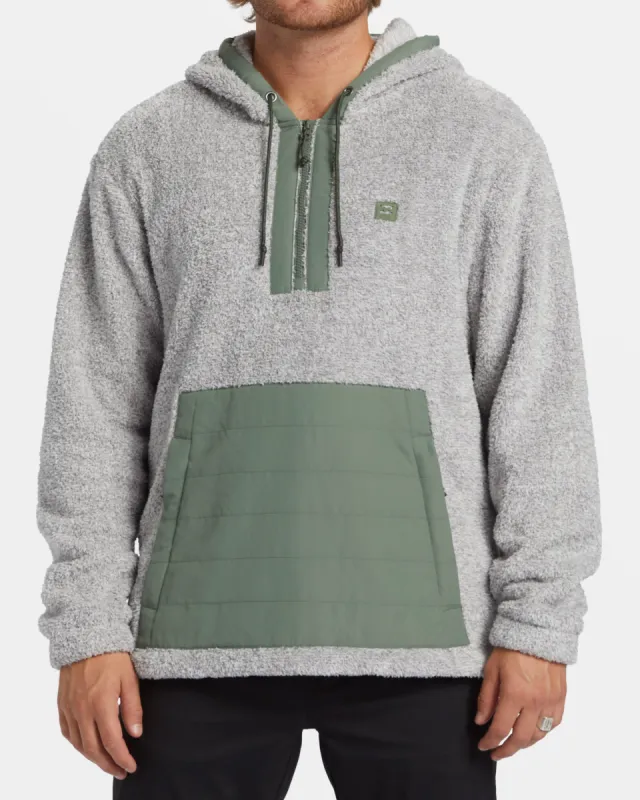 Badger Half Zip Hoodie - Grey Heather made by Billabong