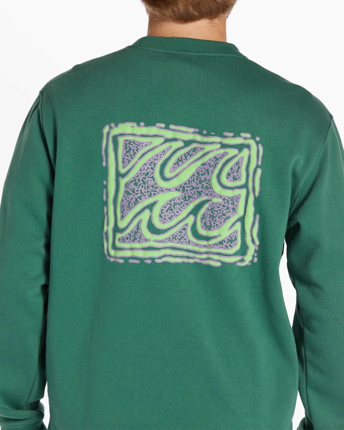 Short Sands Crew Sweatshirt - Jungle sold by Billabong product image thumbnail 4