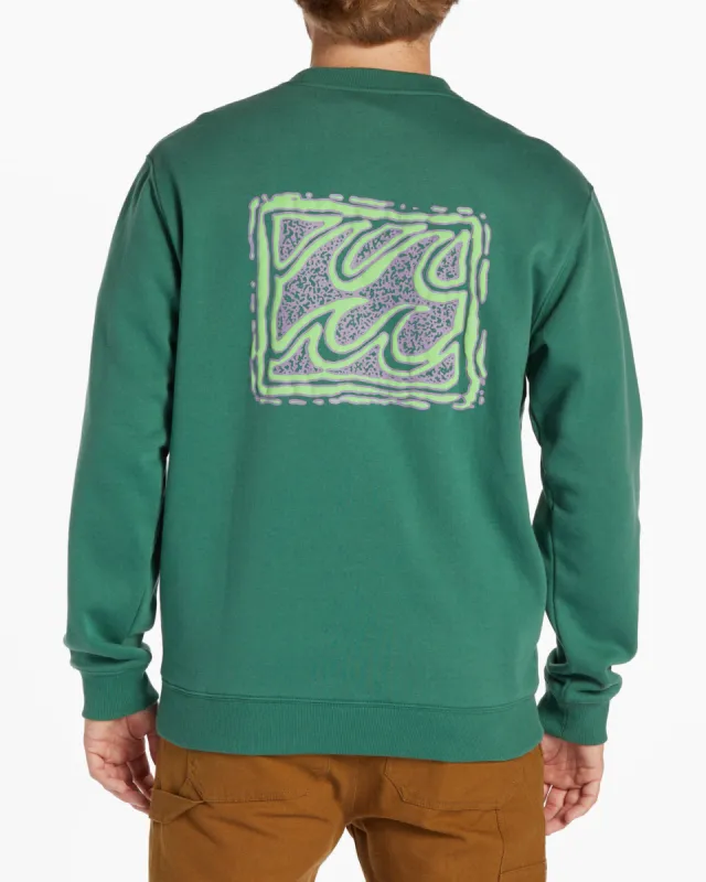Short Sands Crew Sweatshirt - Jungle sold by Billabong
