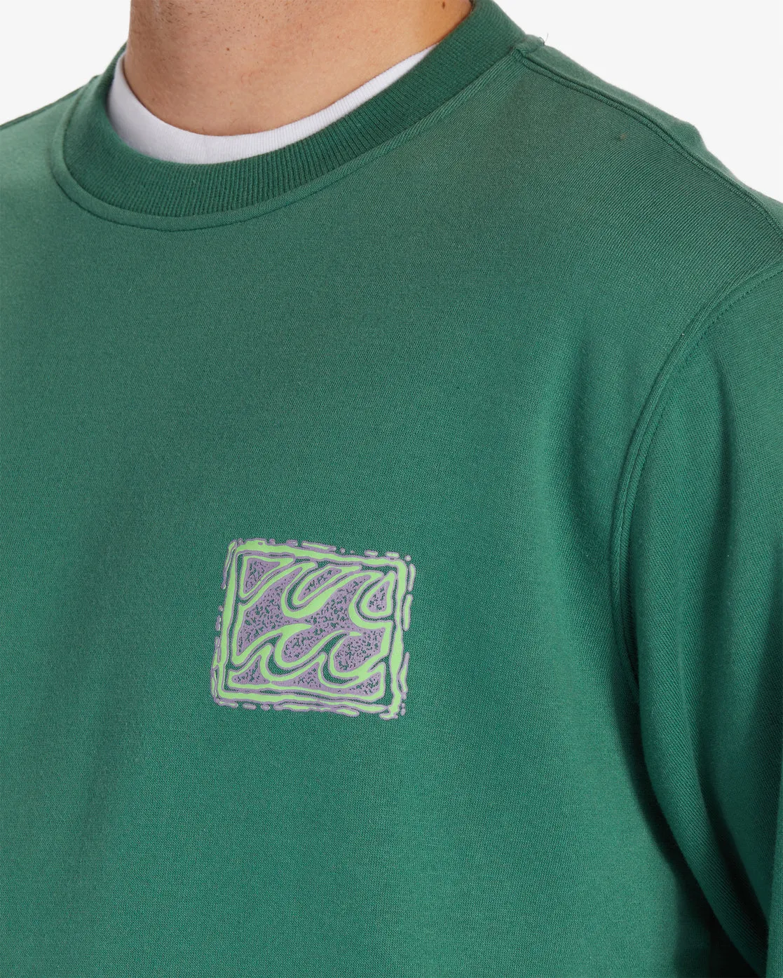 Short Sands Crew Sweatshirt - Jungle sold by Billabong product image thumbnail 3