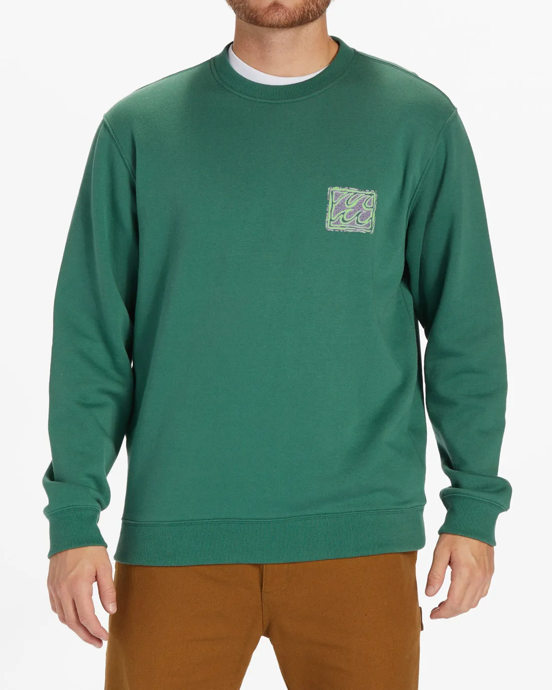 Short Sands Crew Sweatshirt - Jungle sold by Billabong product image thumbnail 2