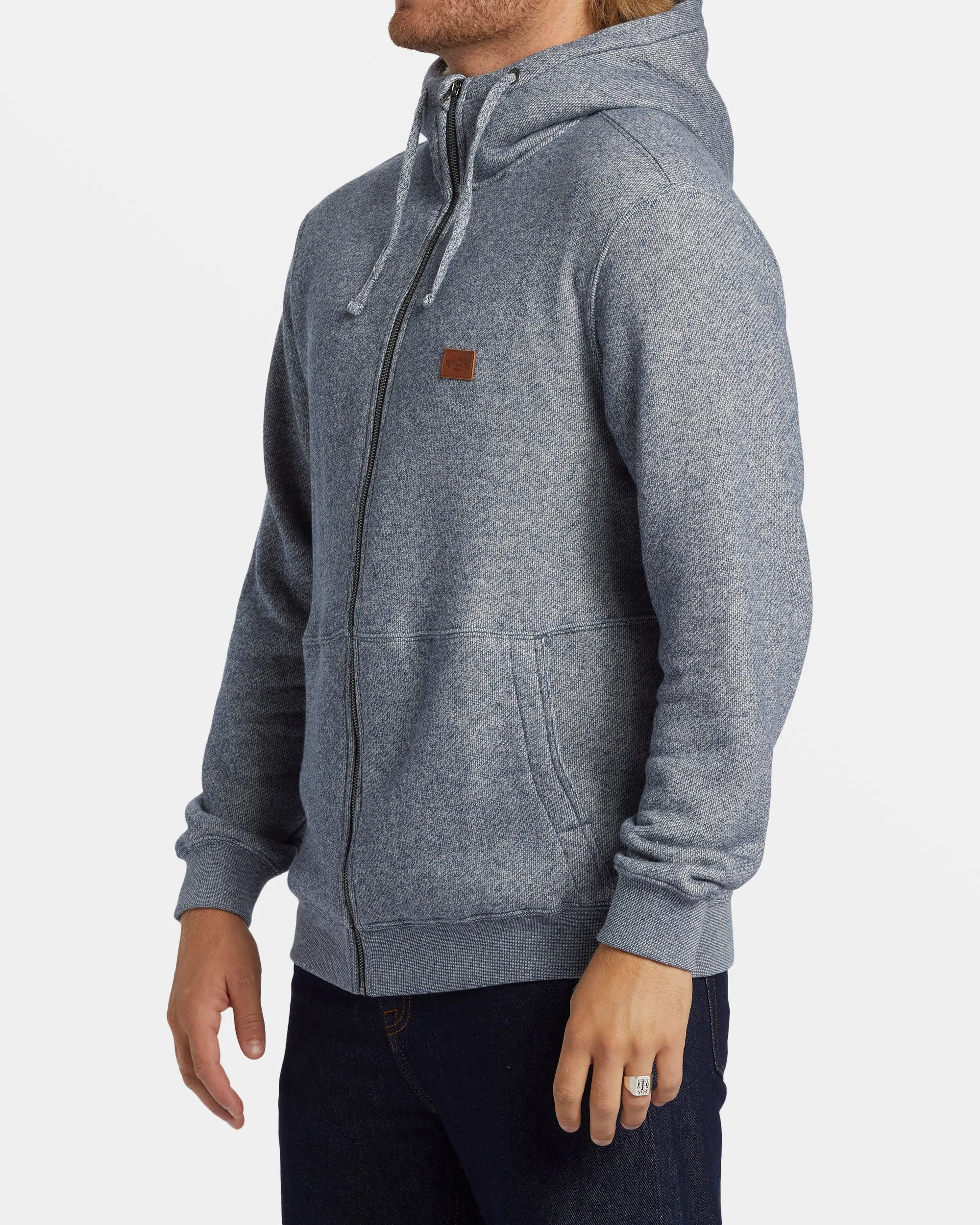 Hudson Zip Hoodie - Dusty Navy Heather sold by Billabong product image thumbnail 3