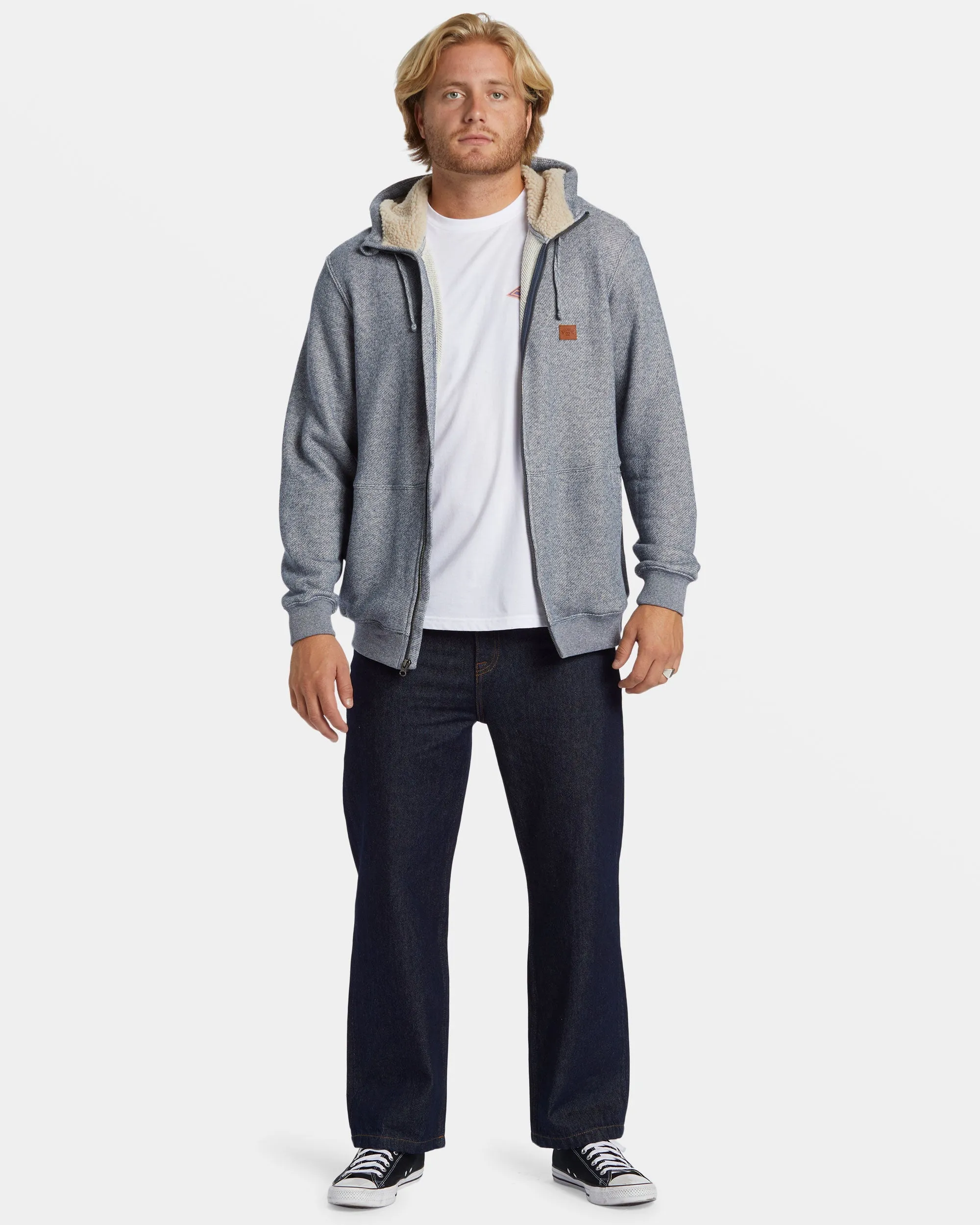 Hudson Zip Hoodie - Dusty Navy Heather sold by Billabong product image thumbnail 5