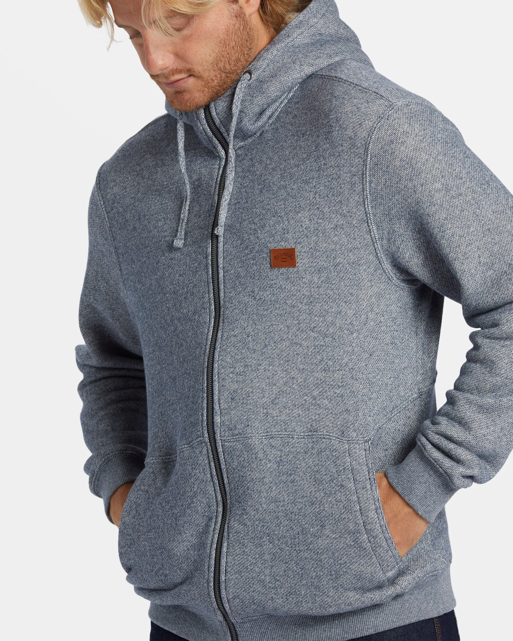 Hudson Zip Hoodie - Dusty Navy Heather sold by Billabong product image thumbnail 4