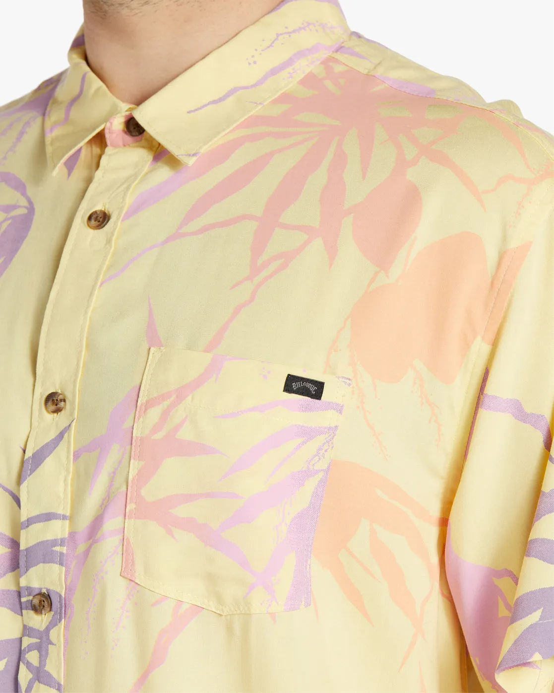 Sundays Short Sleeve Shirt - Lemon sold by Billabong product image thumbnail 3