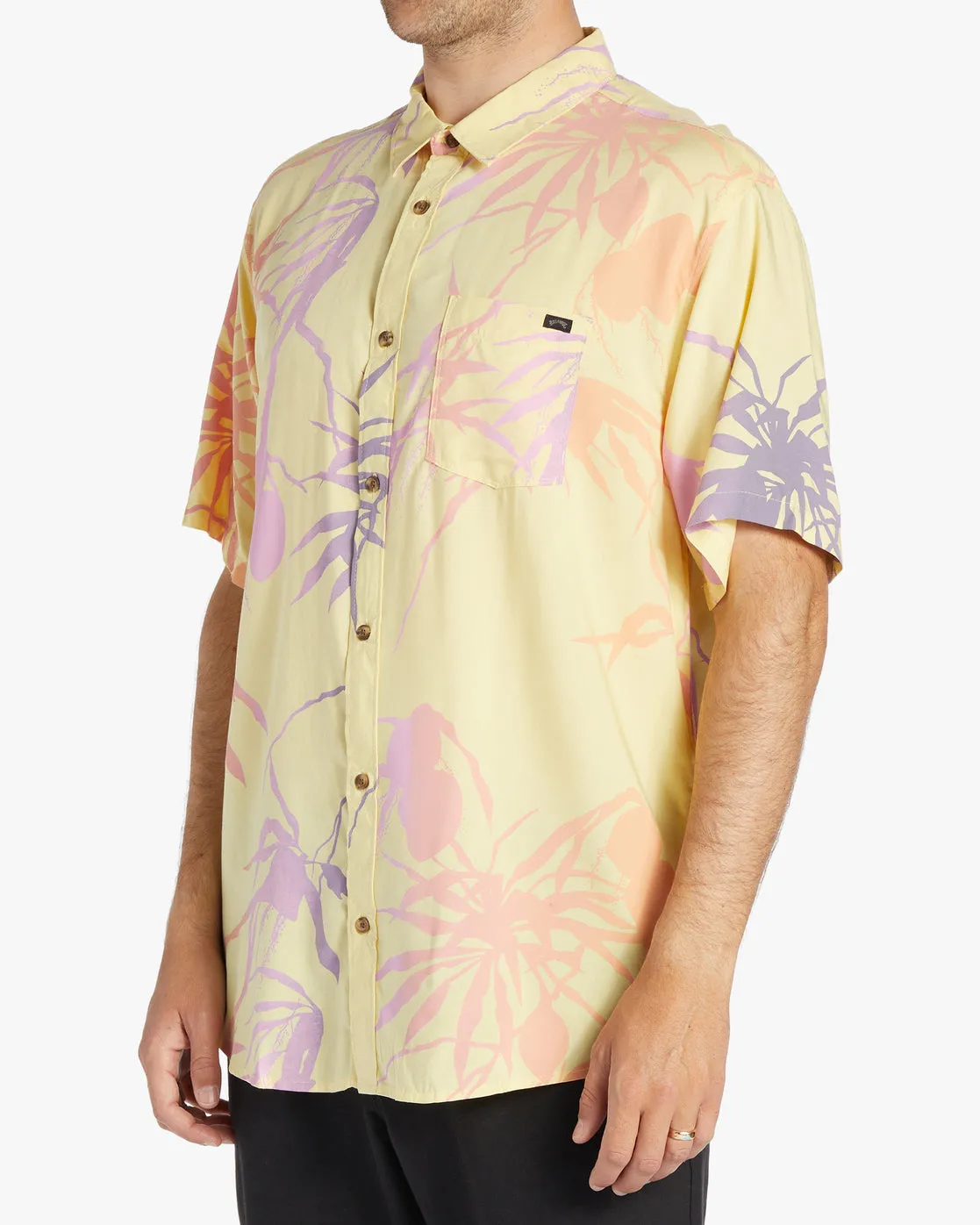 Sundays Short Sleeve Shirt - Lemon sold by Billabong product image thumbnail 4