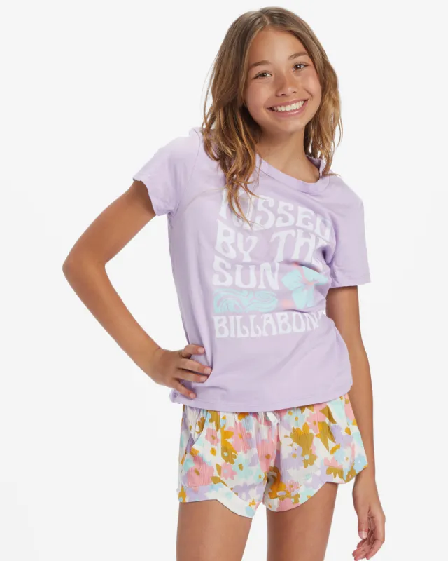 Girls Kissed By The Sun T-Shirt - Peaceful Lilac sold by Billabong