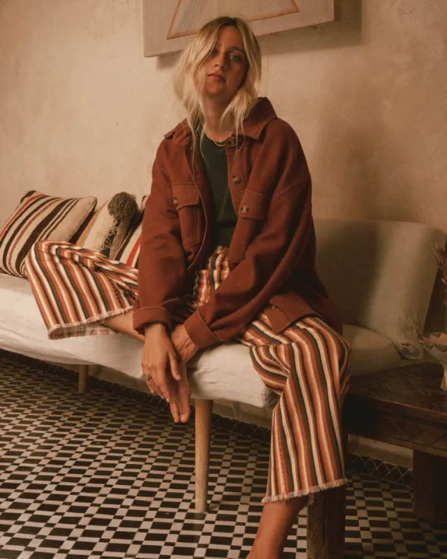 Anytime Shacket Oversized Button-Through Jacket - Mocha sold by Billabong