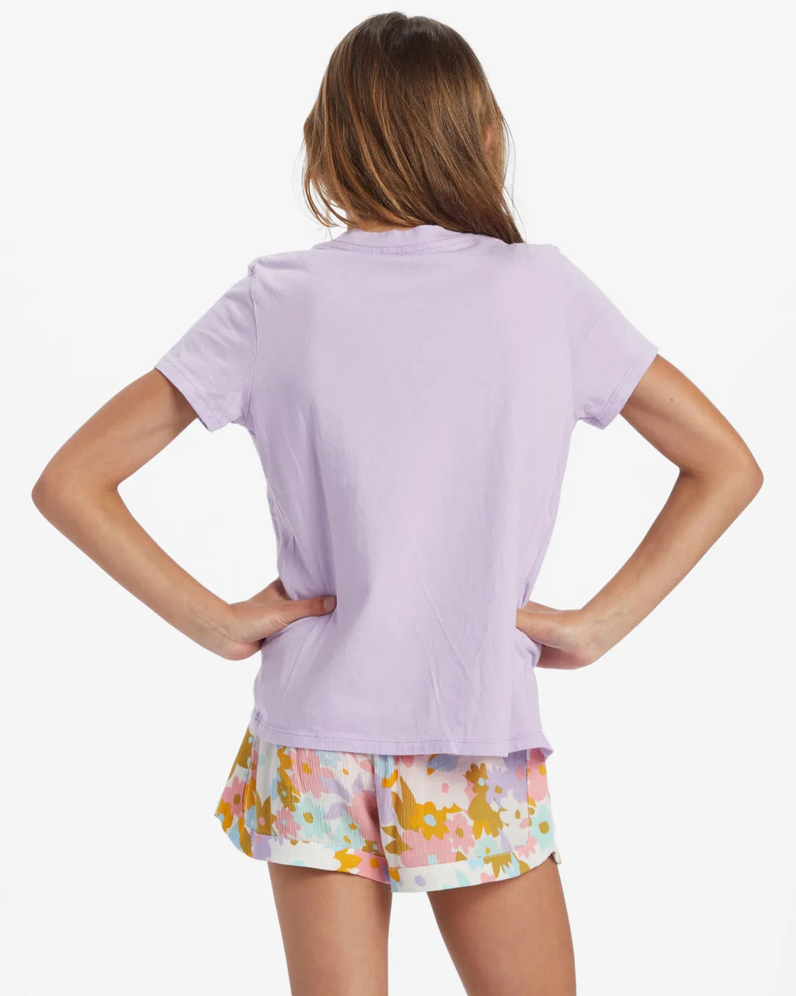 Girls Kissed By The Sun T-Shirt - Peaceful Lilac sold by Billabong product image thumbnail 3