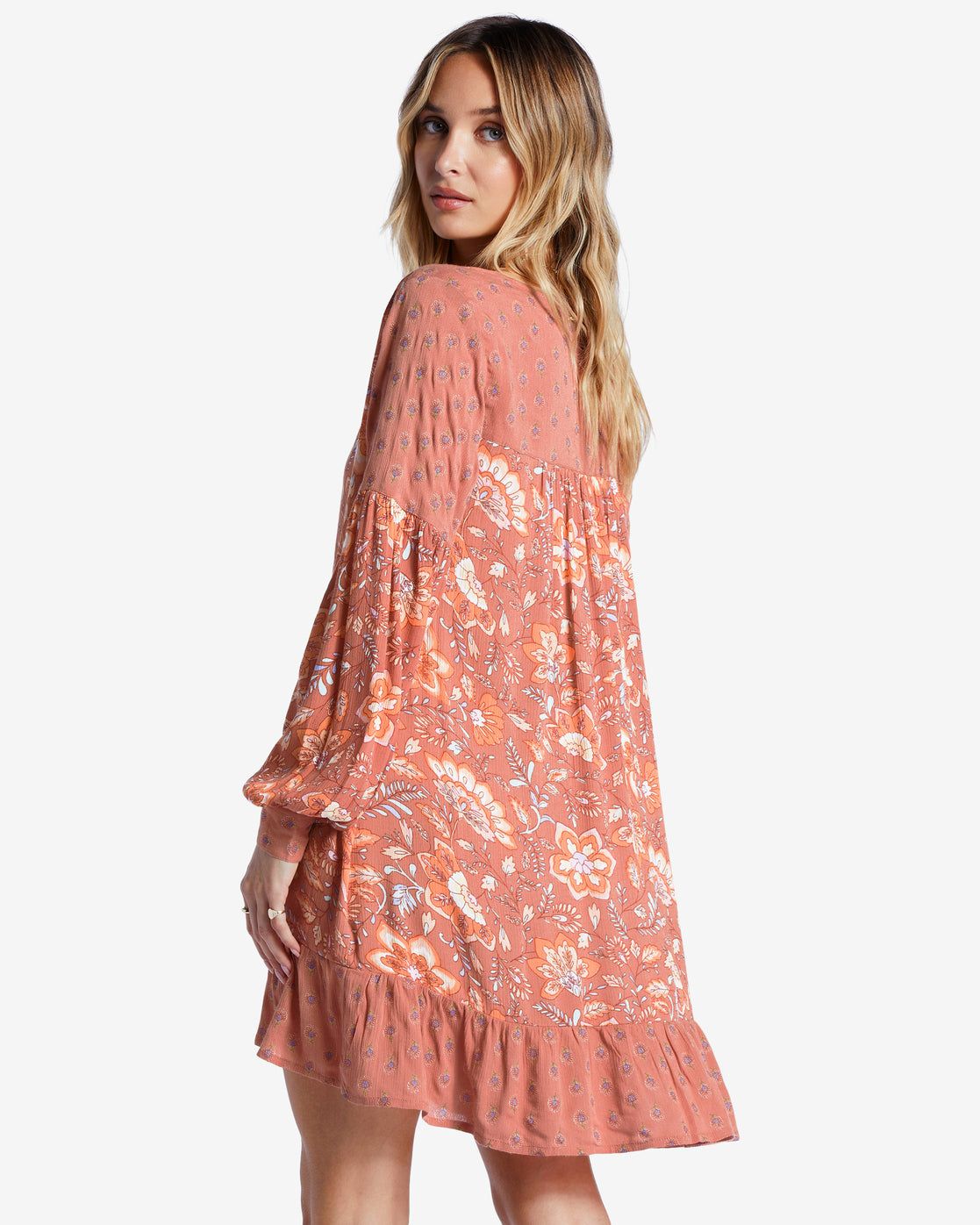 Free As Can Be Babydoll Dress - Rose Dawn sold by Billabong product image thumbnail 3