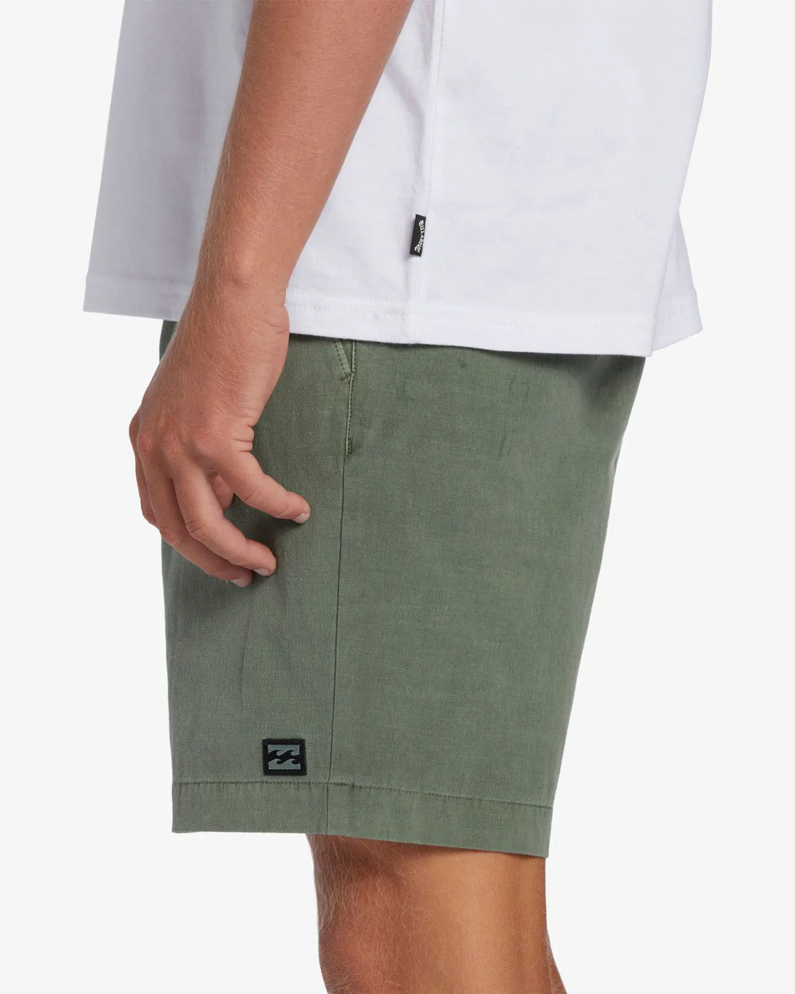 Crossfire Wave Washed 18" Hybrid Submersible Shorts - Sage sold by Billabong product image thumbnail 5