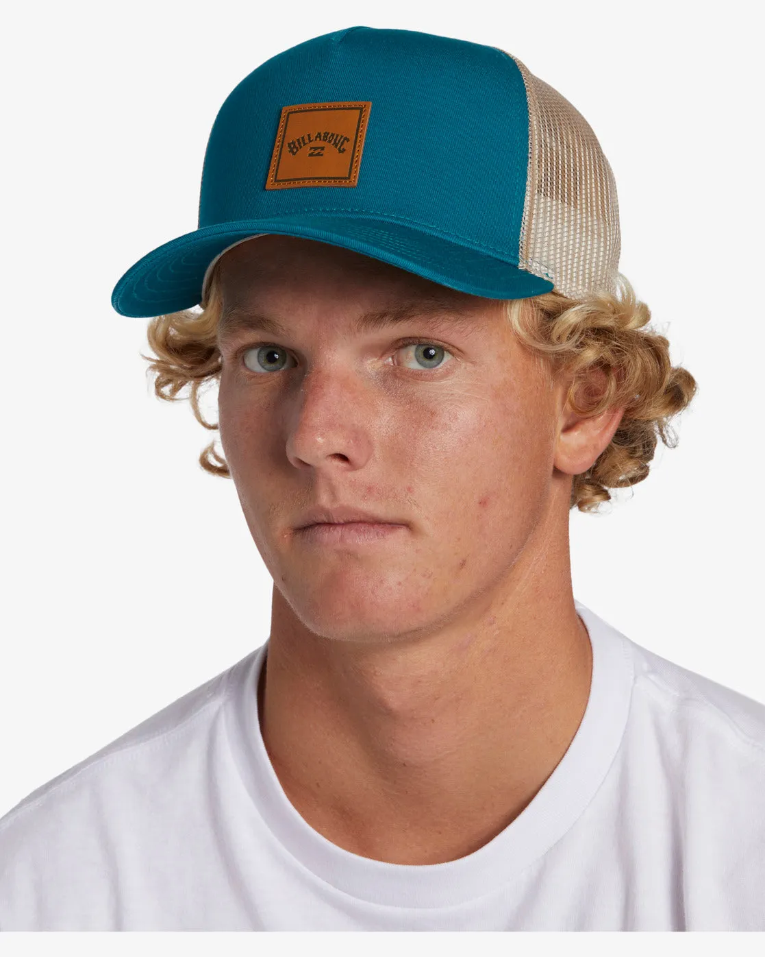 Stacked Trucker Hat - Deep Teal sold by Billabong