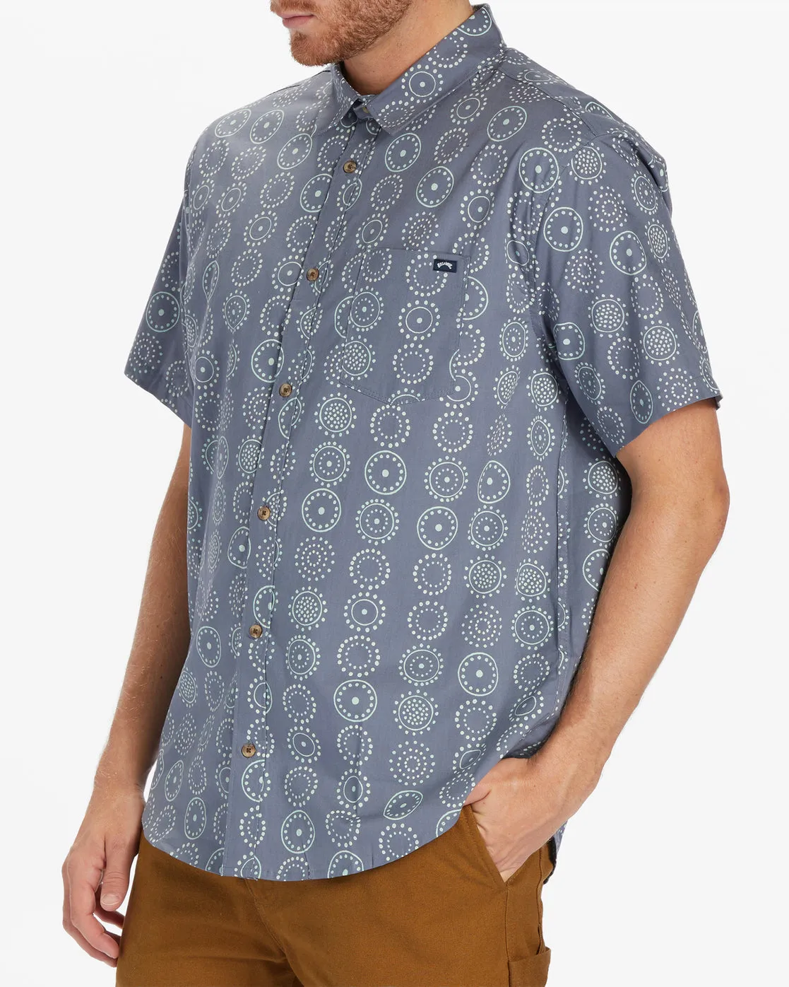 Sundays Mini Short Sleeve Shirt - Blue Haze sold by Billabong product image thumbnail 4