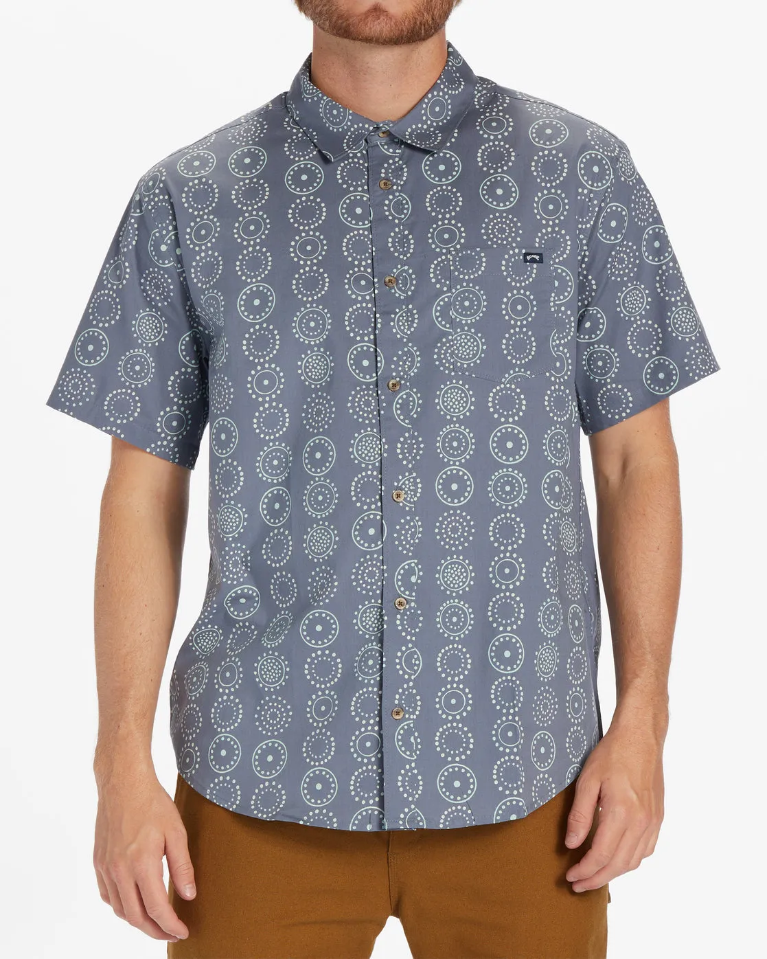 Sundays Mini Short Sleeve Shirt - Blue Haze sold by Billabong