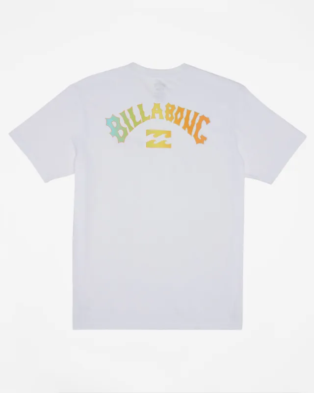 Boys 2-7 Arch Fill Short Sleeve T-Shirt - White sold by Billabong