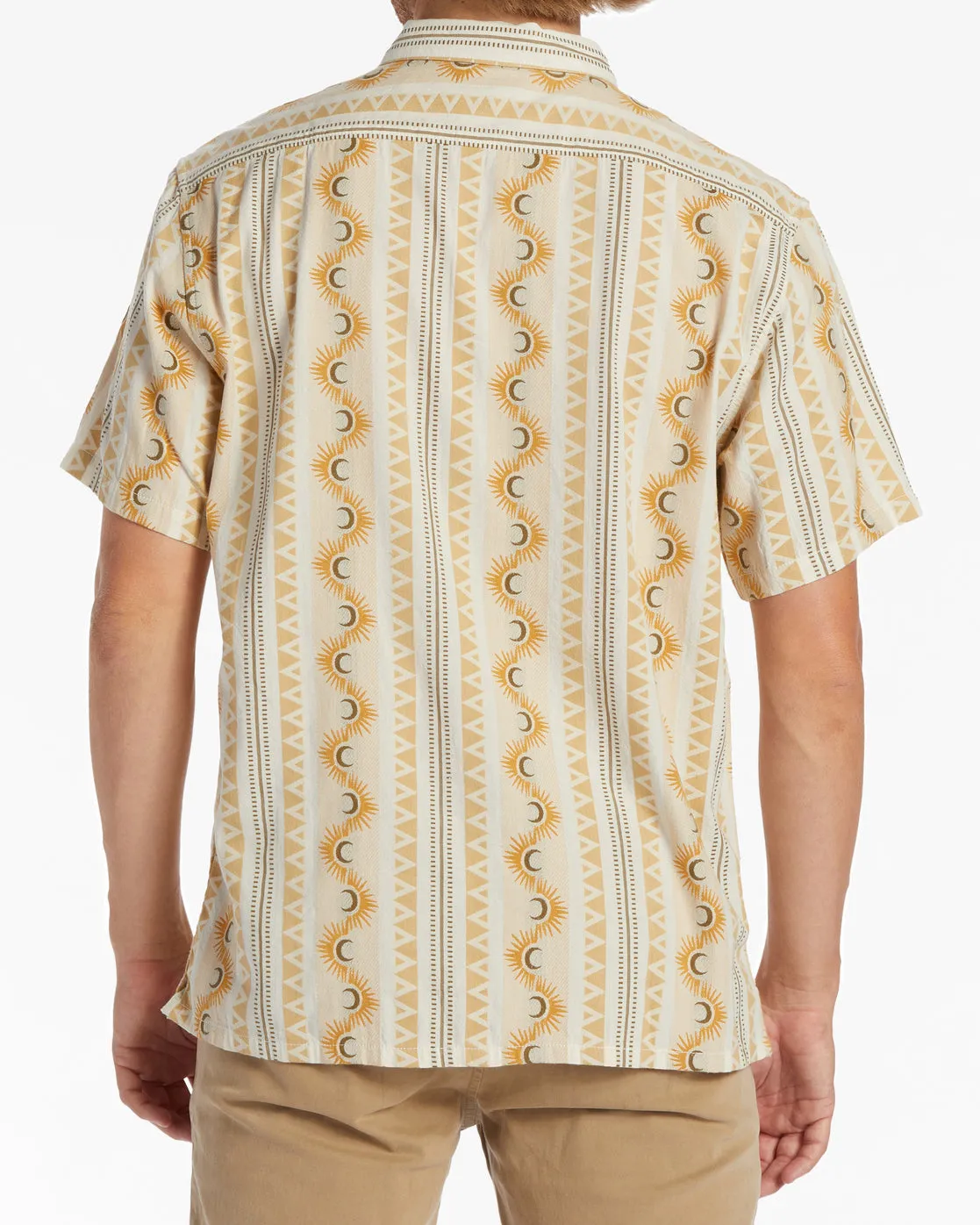 Sundays Jacquard Short Sleeve Shirt - Stone sold by Billabong product image thumbnail 2