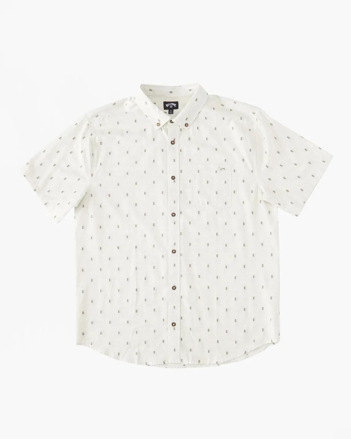 Boys All Day Short Sleeve Shirt - Cream sold by Billabong