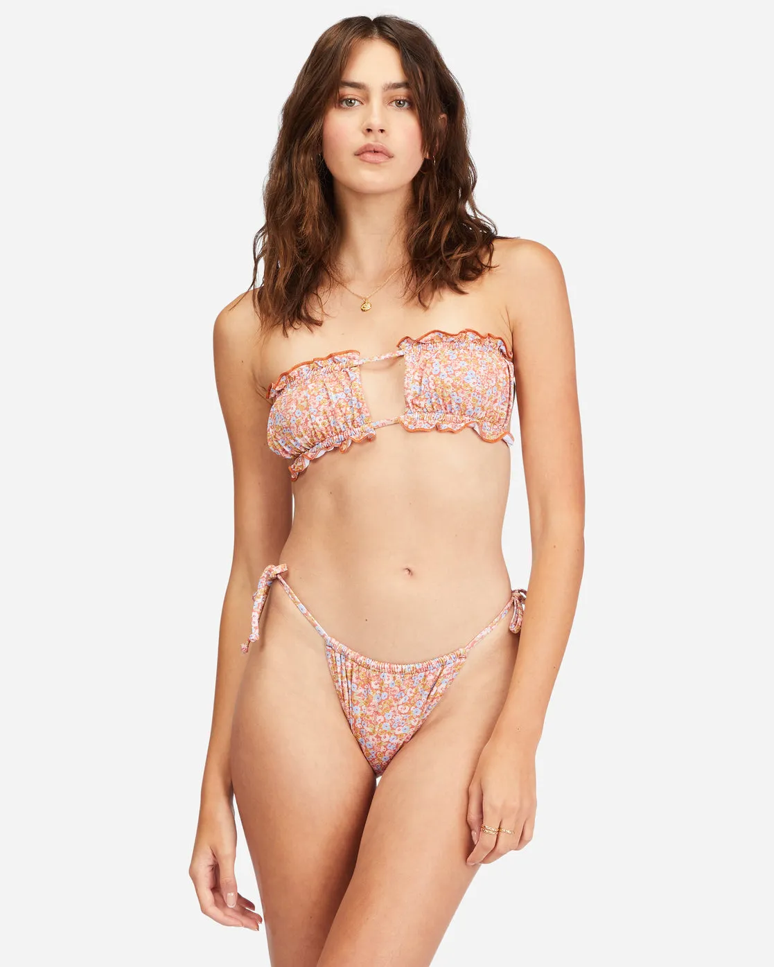 Chase The Sun Ruched Bandeau Bikini Top - Multi sold by Billabong product image thumbnail 2