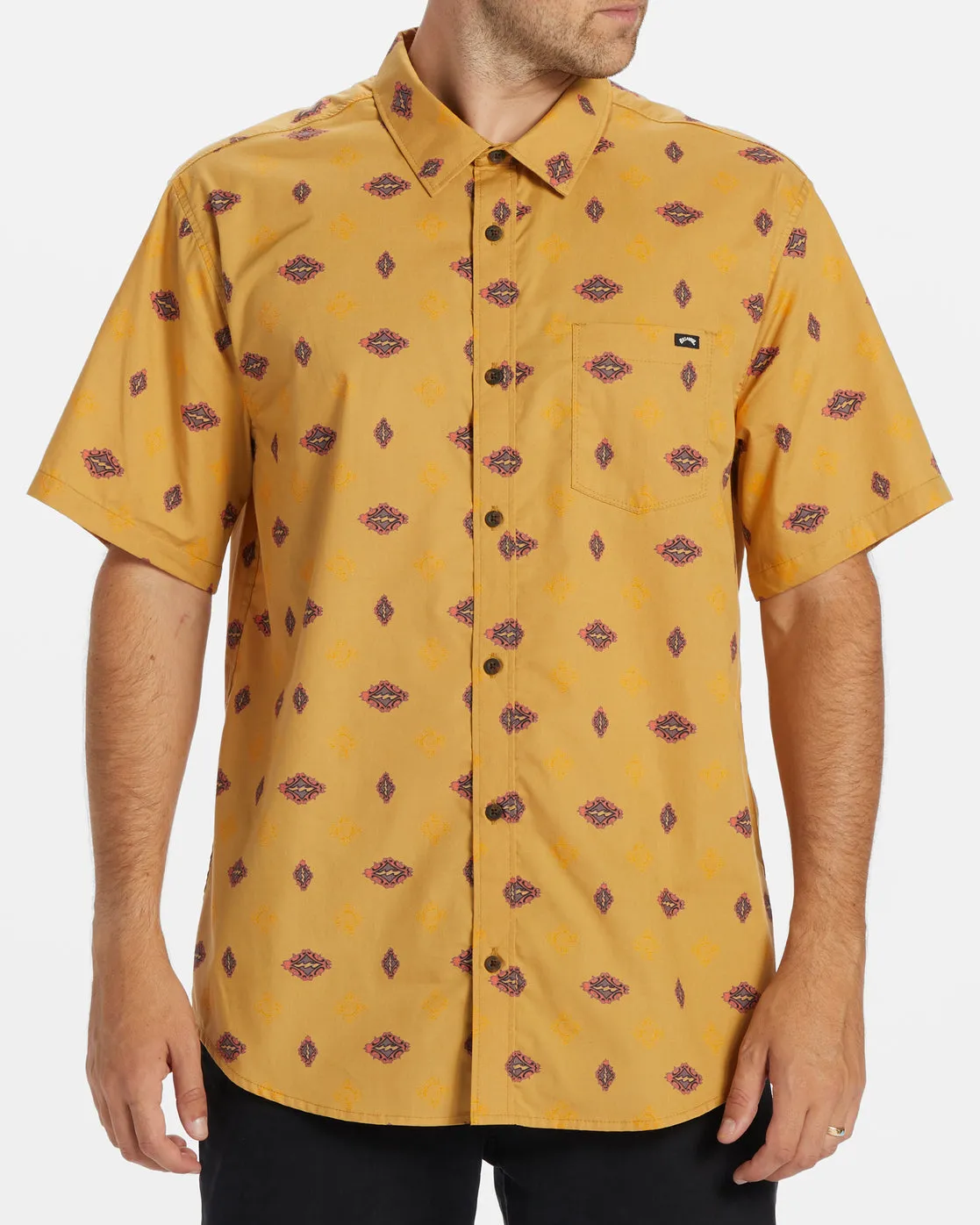 Sundays Mini Short Sleeve Shirt - Gold sold by Billabong