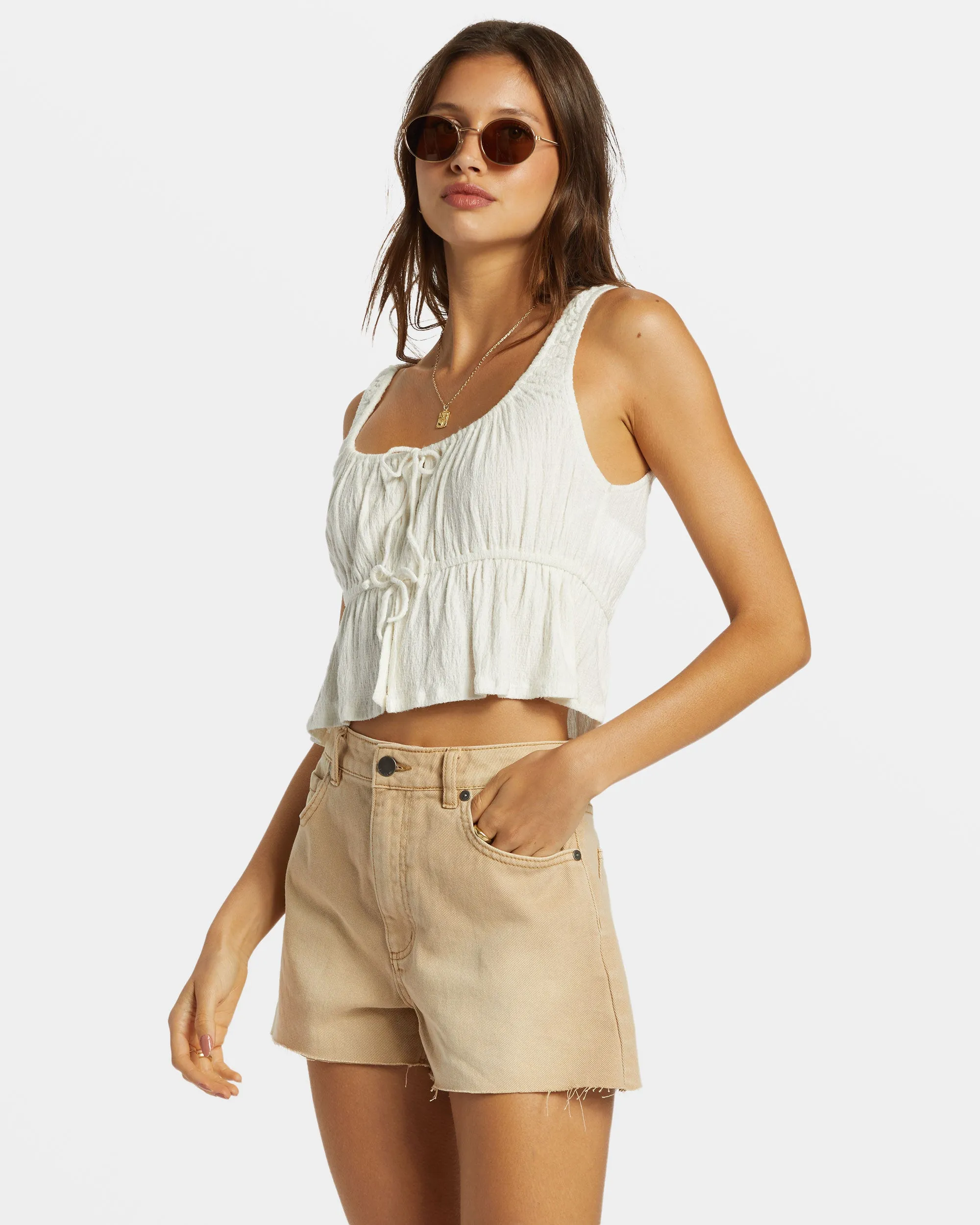 June Crop Top - Salt Crystal sold by Billabong product image thumbnail 3