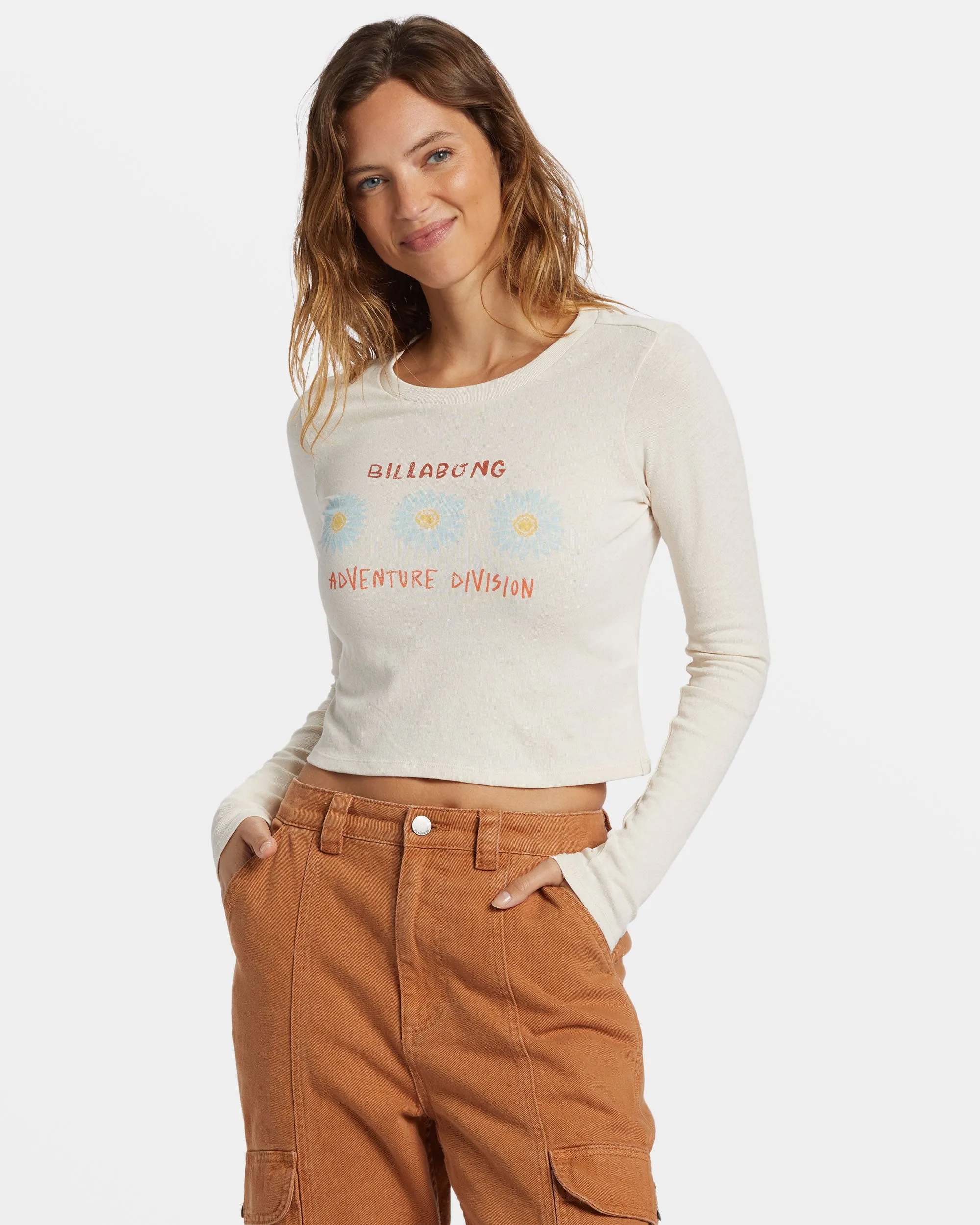 Cabin Mate Long Sleeve T-shirt - White Cap sold by Billabong product image thumbnail 2