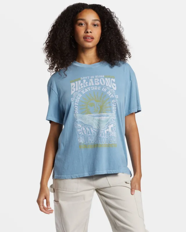 Lost In Bliss T-Shirt - Blue Shadow made by Billabong