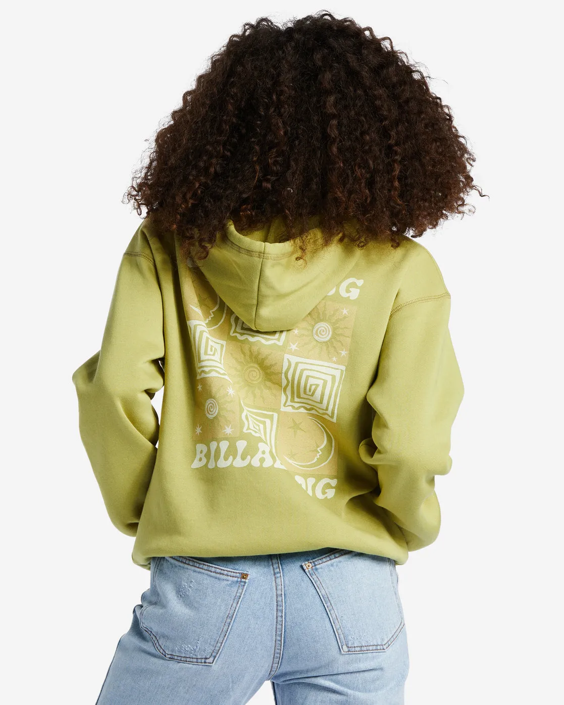 Cosmic Moon Sweatshirt - Kiwi sold by Billabong product image thumbnail 3