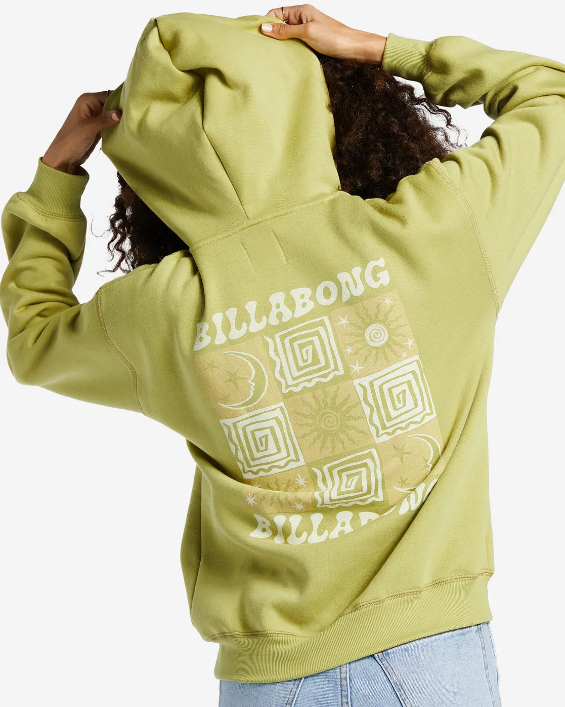 Cosmic Moon Sweatshirt - Kiwi sold by Billabong product image thumbnail 5